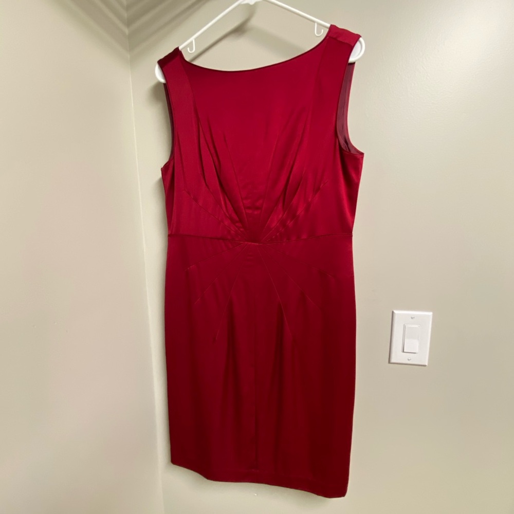 Banana Republic red sheath dress NWT